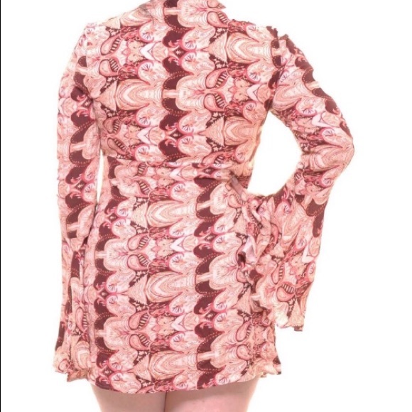 Free People “Ossie Vibes”Bell Sleeve Tunic Dress - Picture 12 of 14